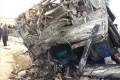 بالاسماء والصور : استشهاد 14 فلسطينياَ وإصابة 37 آخرين في حادث تصادم لحافلة ...