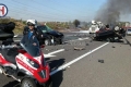 بالصور: مقتل &quot;اسرائيلي&quot; واصابة آخر بحادث سير مع شاحنة لنقل الغــاز
