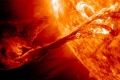 بالفيديو... عاصفة شمسية جديدة تضرب الغلاف الخارجي للشمس