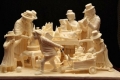 بالصور: فنان بريطاني موهوب يصنع تماثيل من الزبدة