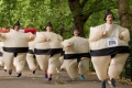 بالصور: سباق السومو الخيري لجمع التبرعات في لندن