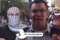 بالفيديو ..شاب فلسطيني يضرب أفيخاي أدرعي على الهواء مباشرة وسط &quot;تل أبيب&quot; !