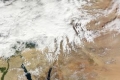الغيوم تخفي فلسطين عن الخارطة !..شاهد غيوم إندور عبر أقمار وكالة ناســا