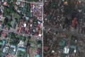 هُنا كانت الفلبين: صور مروعة من القمر الصناعي قبل وبعد إعصار هايان !