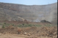 الإسرائيليون يدفنون كميات ضخمة من نفايات منطقة تل أبيب في أراضي نابلس