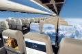 طائرات المستقبل ربما تخلو من النوافذ وستكون مقاعدها أكبر حجما(فيديو)