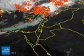 الأقمار الصناعية ترصد عواصف رعدية كثيفة شمال غرب بلاد الشام | 27/9/2014