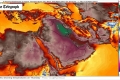درجة حرارة سطح الأرض تصل إلى 72 في ايران