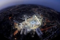 رائد فضاء روسي: مكة والمدينة أكبر بقعتين مضيئتين على الأرض