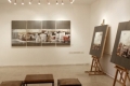 فنان فلسطينى يقدم نتاج 15 عاما فى معرض لأعماله