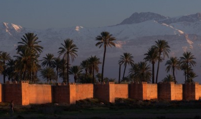 بالصور.. ظاهرة لم يشهدها المغاربة منذ نصف قرن.. وتحديدا في الواحات الصحراوية جنوب البلاد