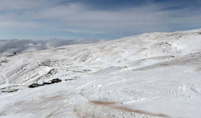 الثلوج تكسو مناطق صحراوية بالجزائر