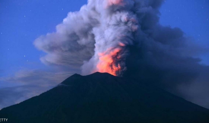 إندونيسيا.. تراجع نشاط بركان بالي