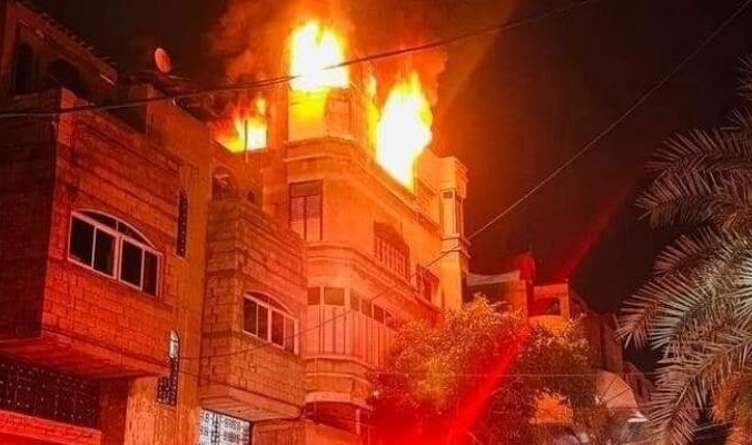 فاجعة كبرى.. 20 وفاة وإصابات جراء حريق هائل في بناية سكنية في شمال القطاع