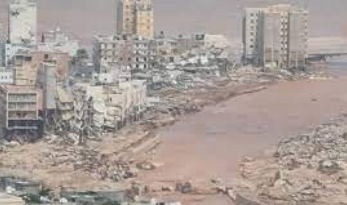 كارثة انسانية غير مسيوقة في ليبيا.. الاف الضحايا في الفيضانات المدمرة