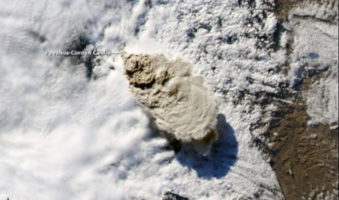ثوران بركان في تشيلي