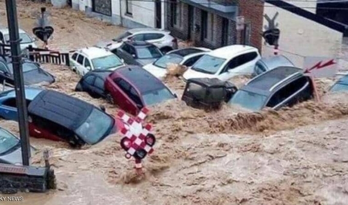 للمرة الثانية في أسبوع.. الفيضانات المدمرة تجتاح بلجيكا
