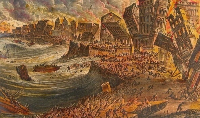كوارث سابقة ألمّت ببيروت.. زلزال دمر المدينة عام 551