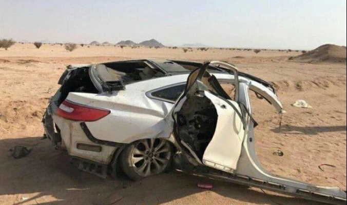 مصرع عائلة فلسطينية مكونة من 10 أفراد في حادث سير مميت في السعودية