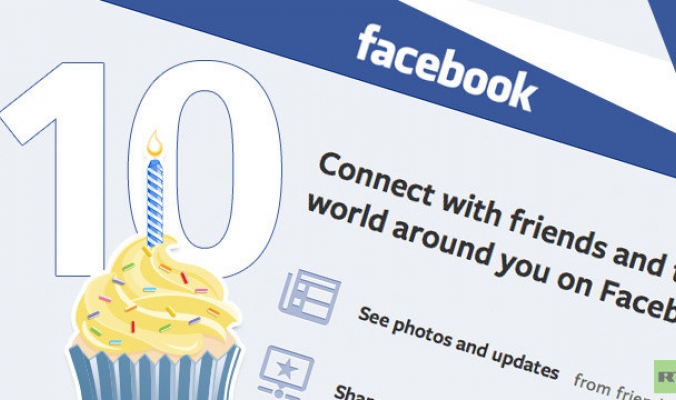 الفيسبوك يحتفل اليوم بعيد ميلاده العاشر وفيه أكثر من مليار مستخدم