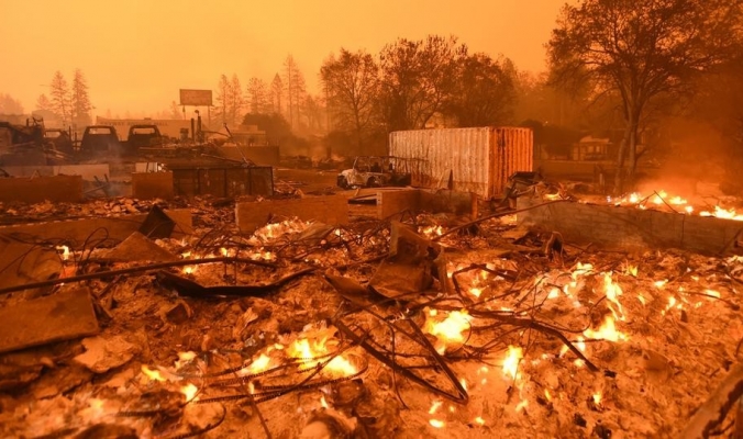 الكهرباء وراء الحريق الأكثر تدميراً في تاريخ كاليفورنيا