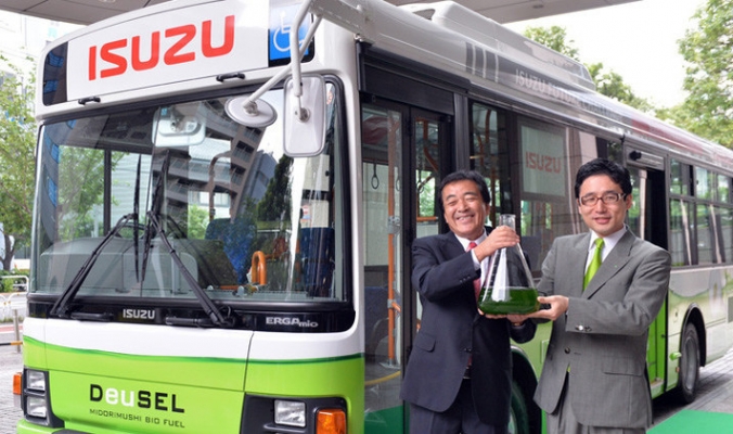 اليابان تصنع محركا للحافلات يعمل بأعشاب البحر