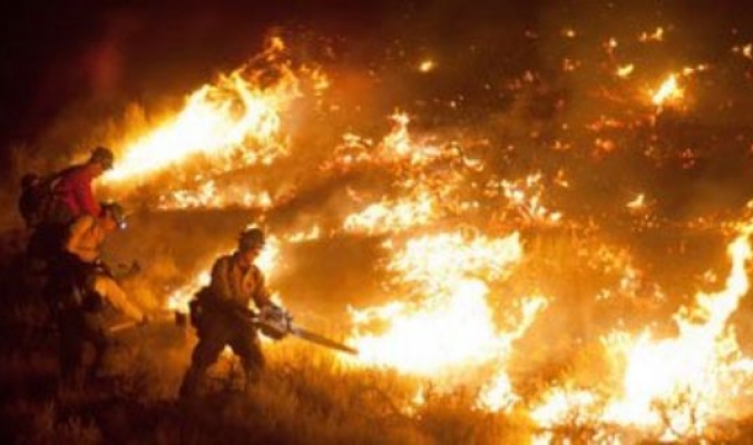 إخلاء ألف منزل بسبب حرائق الغابات فى أسبانيا