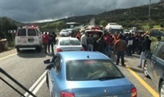 حادث سير قرب نابلس.. وعدد كبير من الإصابات