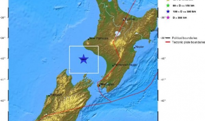 زلزال قوي يضرب نيوزيلندا