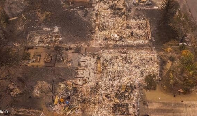 إجلاء نصف مليون في أوريغون الأميركية بسبب الحرائق المستعرة
