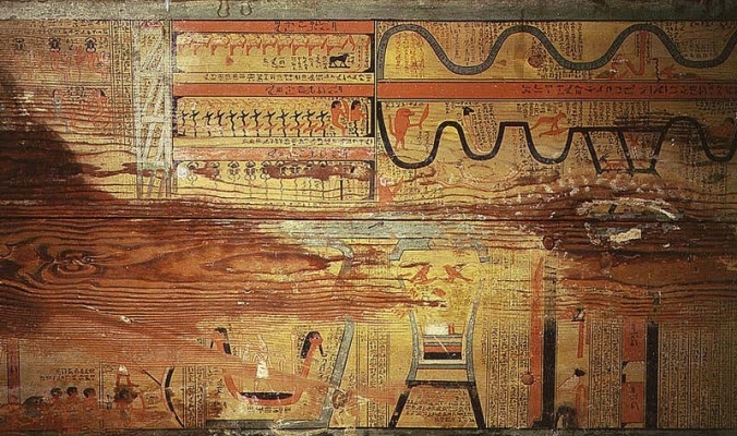 أقدم خريطة في التاريخ.. نقوش على تابوت من 4 آلاف عام لرحلة الفراعنة بعد الموت