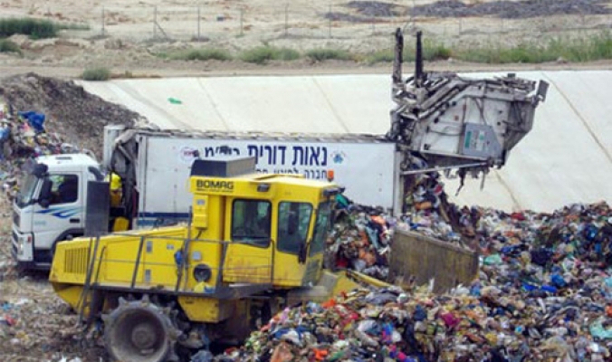 إسرائيل تتخذ من أراضي الضفة مكباً لنفاياتها الخطرة