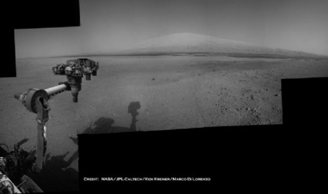 ما الذي نراه على الأفق؟ في المريخ ؟