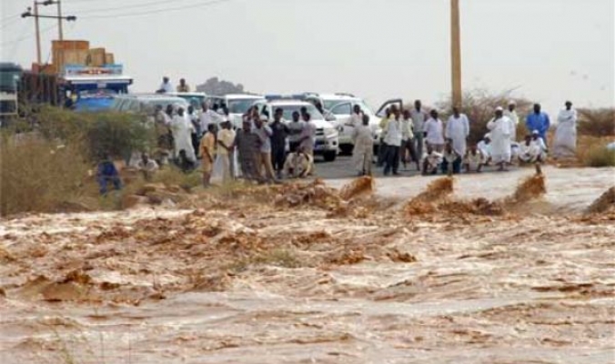 فيضان نهر يخلف دمارا بولاية سودانية