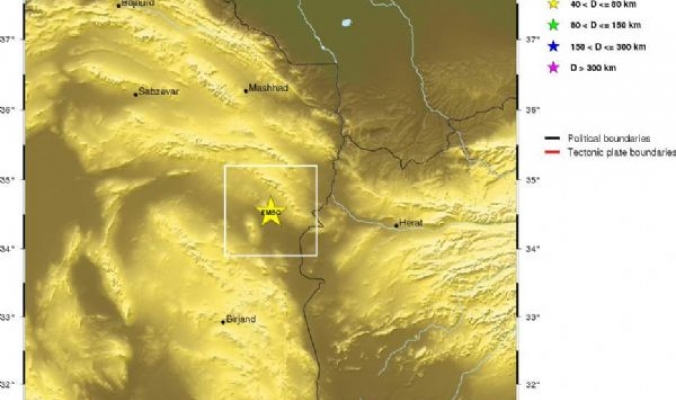 زلزال يضرب شمال شرق ايران فجر اليوم