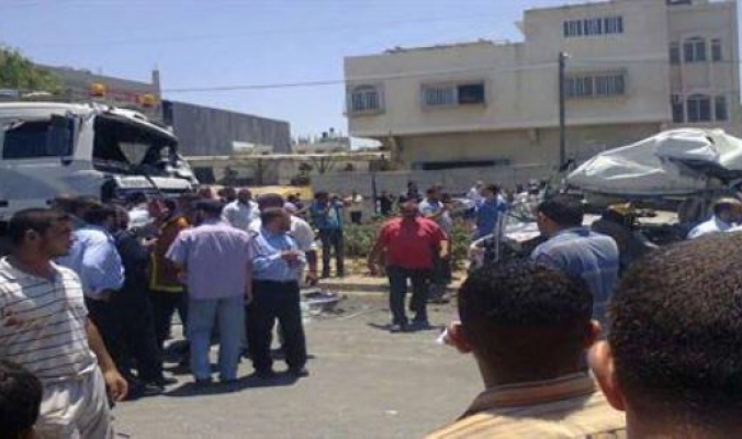 مقتل ثلاثة اطفال وإصابة 25 آخرين في حادث سير مميت في قطاع غزة قبل قليل